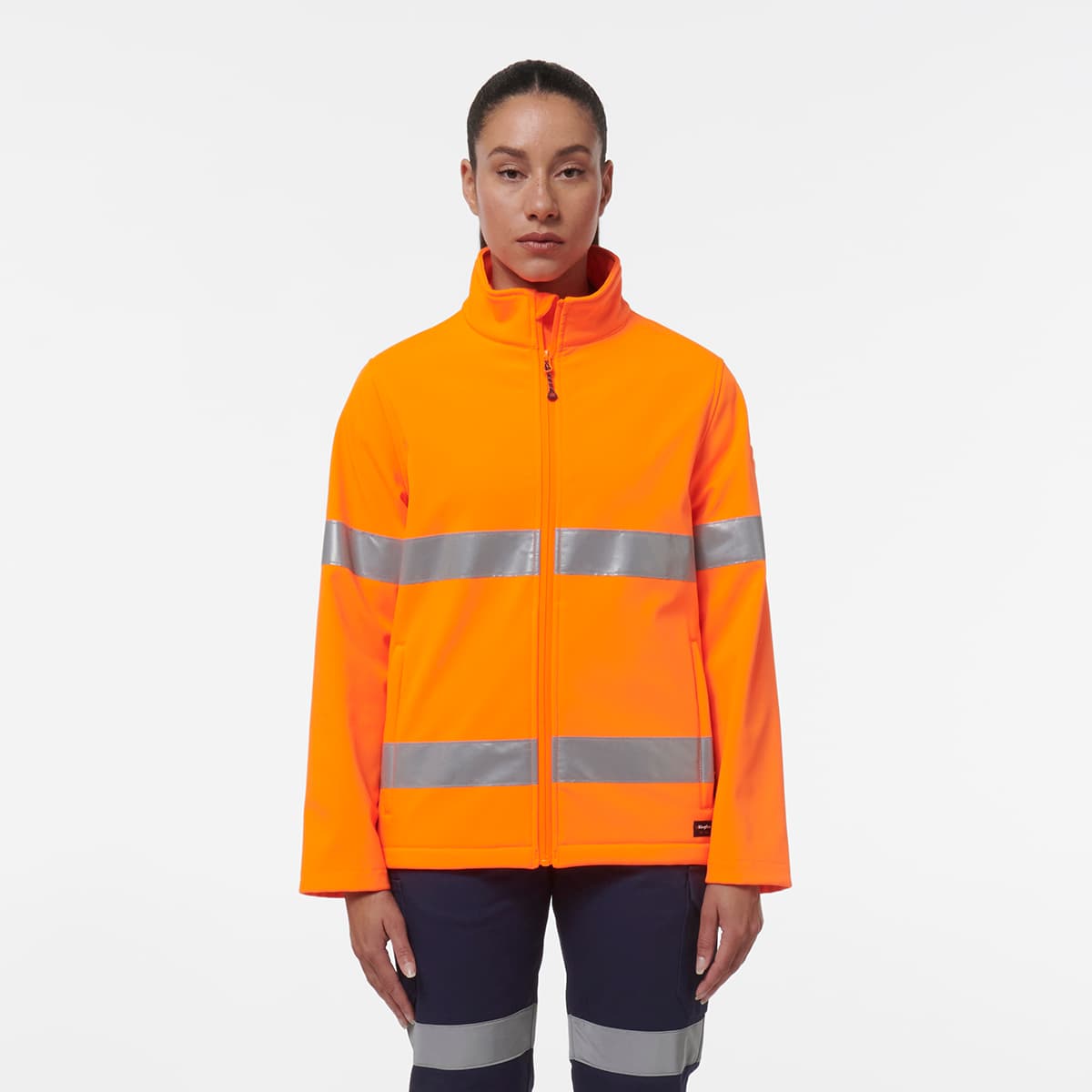 KingGee Women’s Reflective Soft Shell Jacket (Orange)