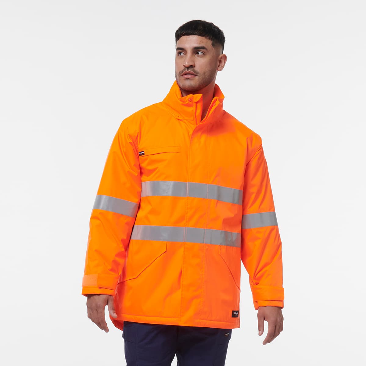 KingGee Reflective Insulated Jacket (Orange)_1