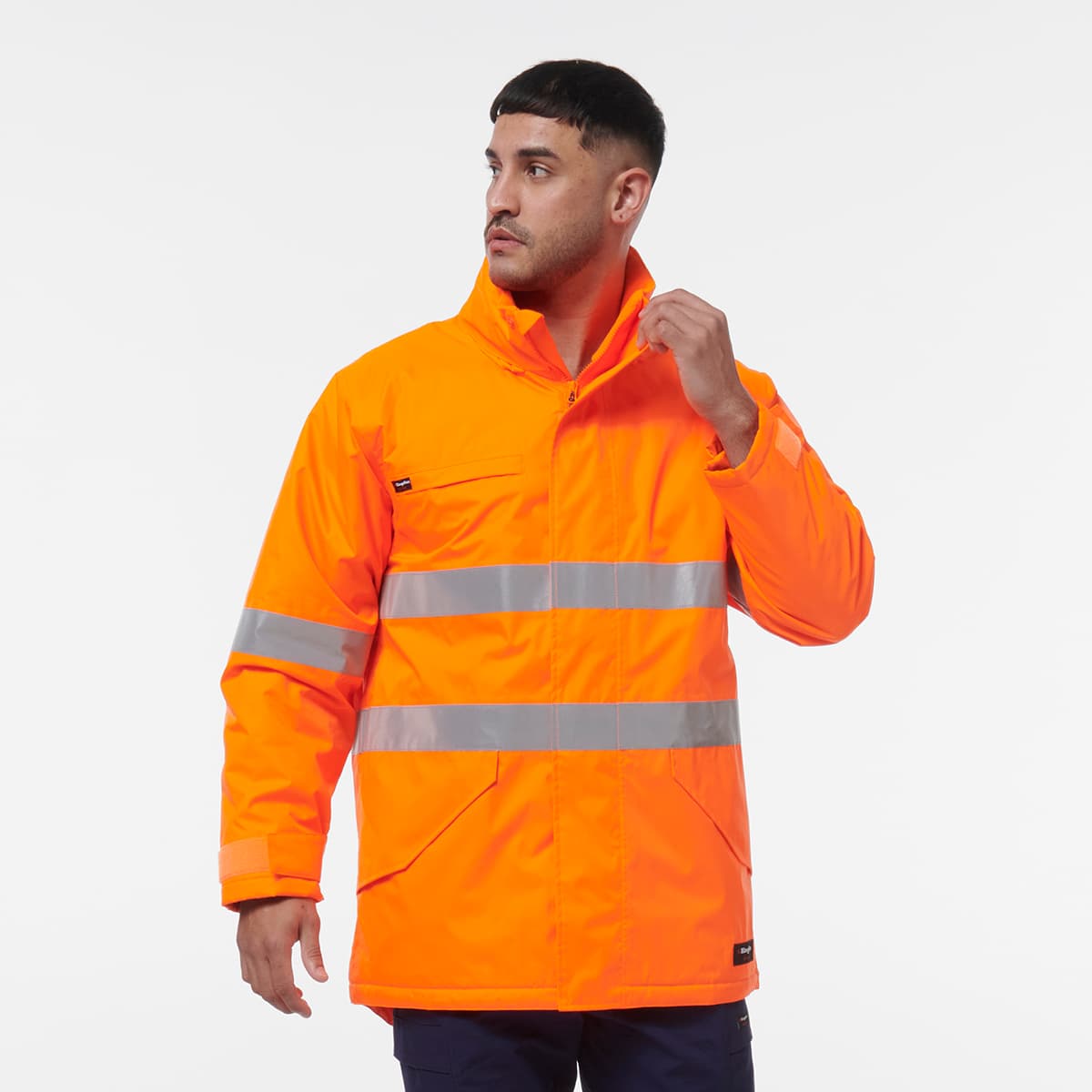 KingGee Reflective Insulated Jacket (Orange)_2