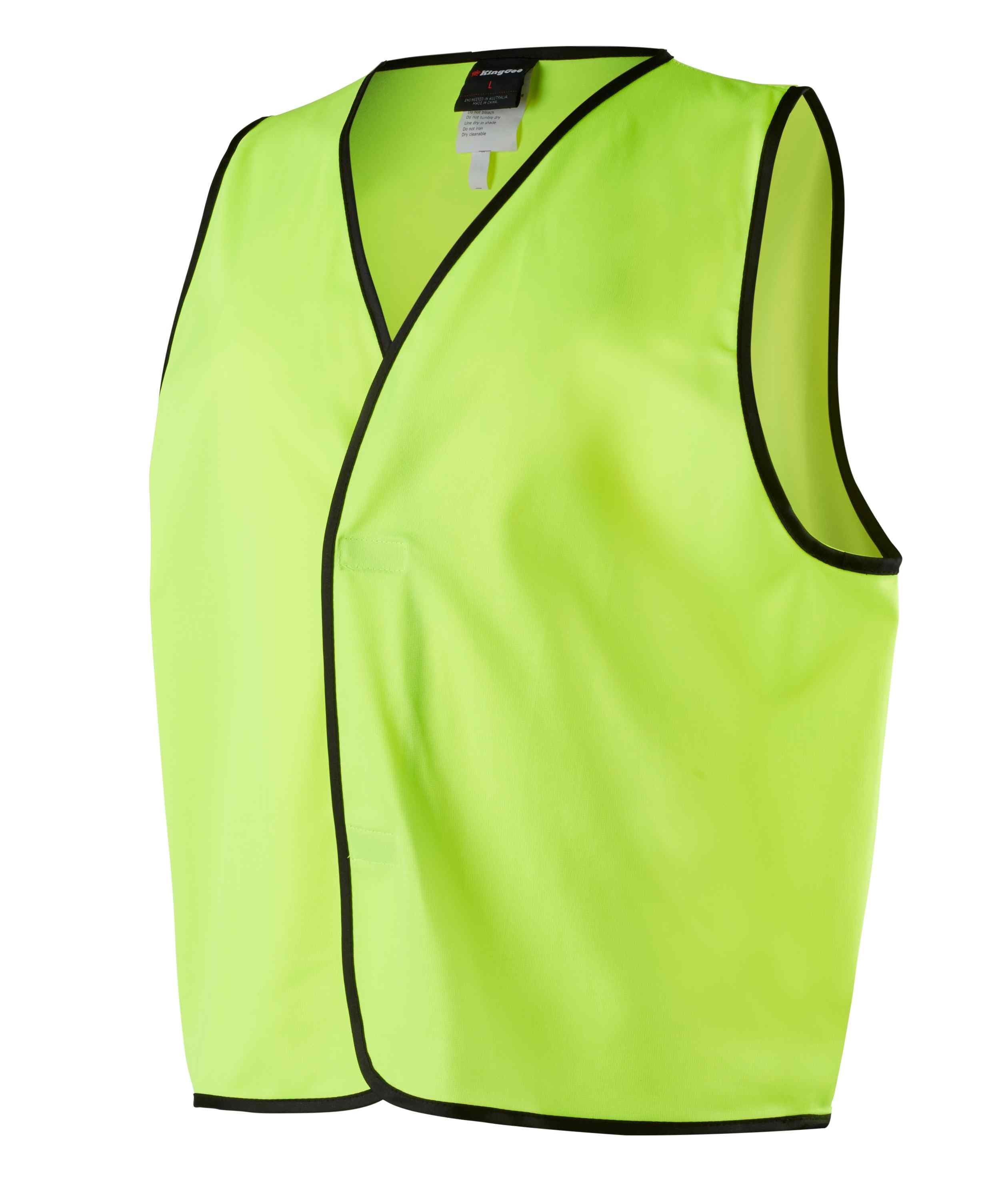 KingGee Unisex Hi Vis Vest (Hi-Vis Yellow)