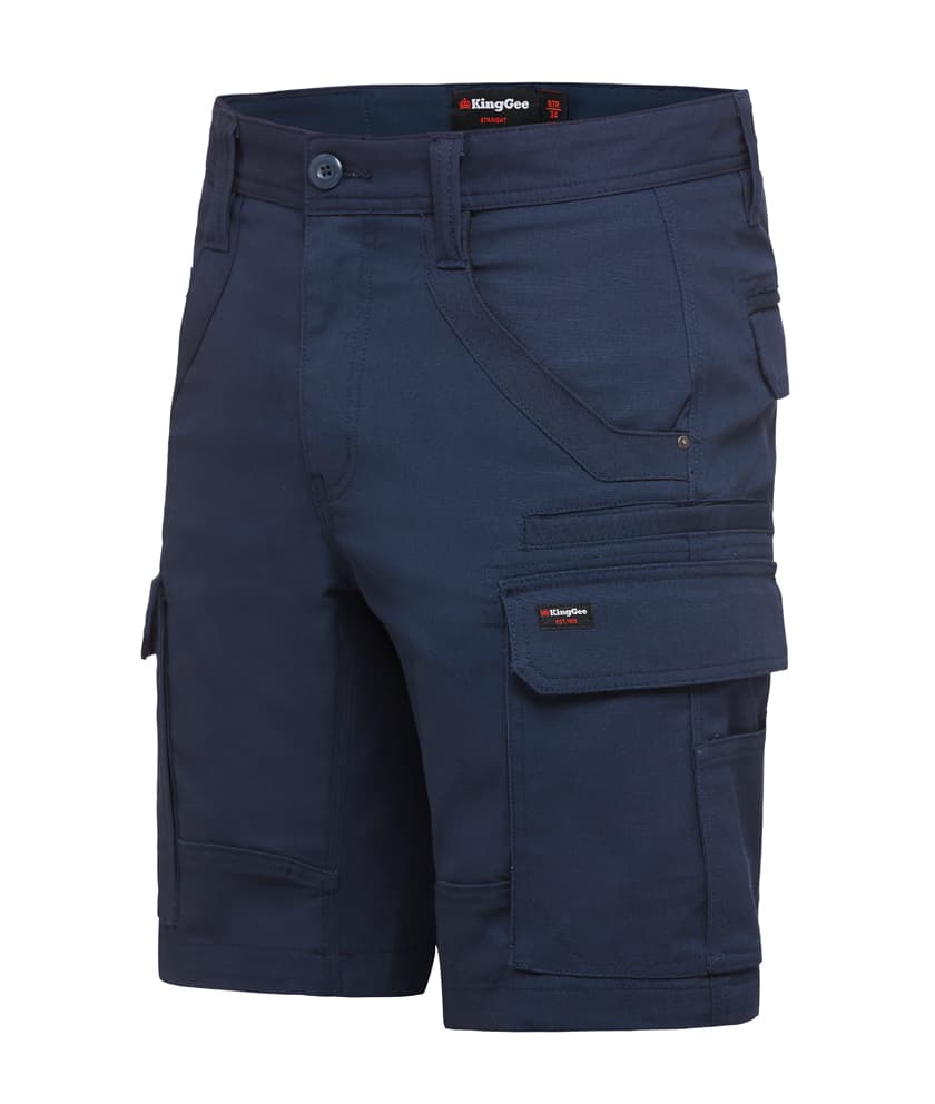 KingGee Mens Tradies Stretch Cargo Short (Navy)