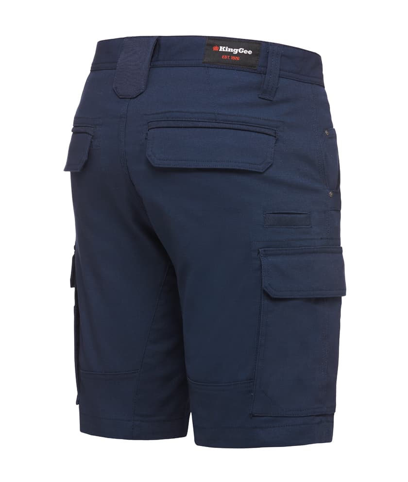 KingGee Mens Tradies Stretch Cargo Short (Navy)_1