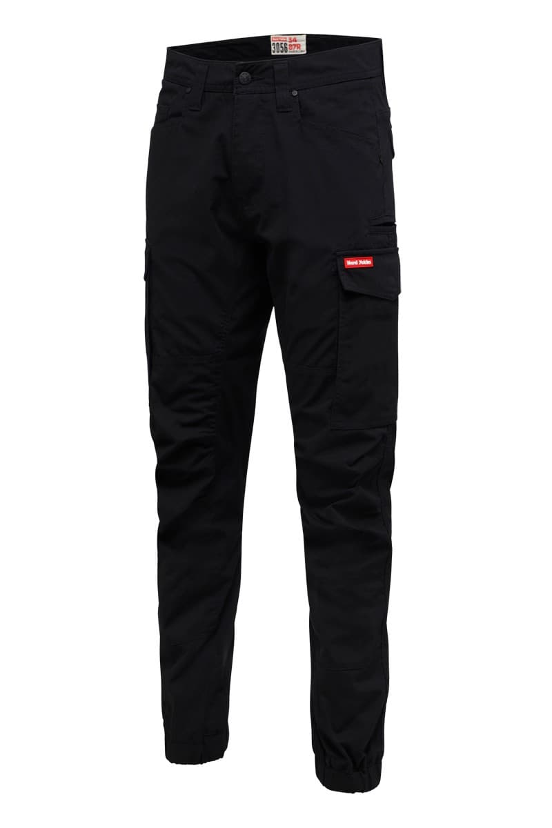 Hard Yakka 3056 Cargo Pant With Cuff (Black)