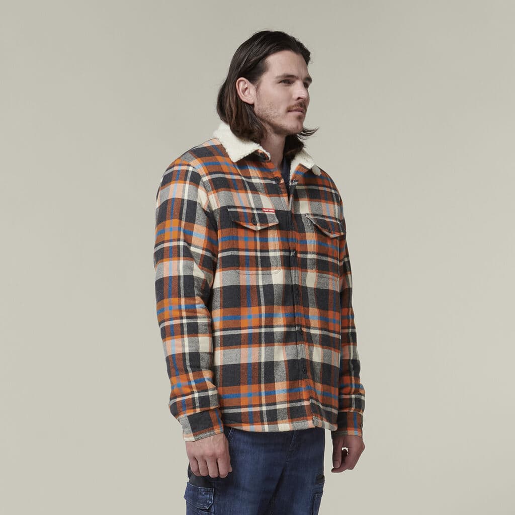 Hard Yakka Trucker Sherpa Jacket (Horizon)_5