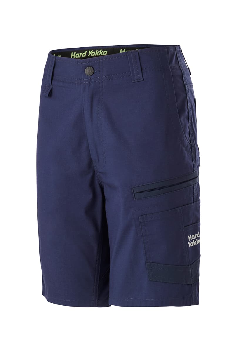 Hard Yakka Womens Raptor Mid Shorts (Navy)