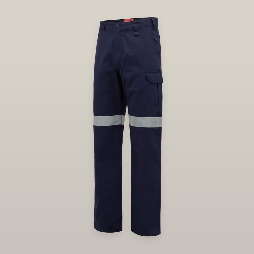 Hard Yakka Womens Cargo Drill Pant with Tape (Navy)