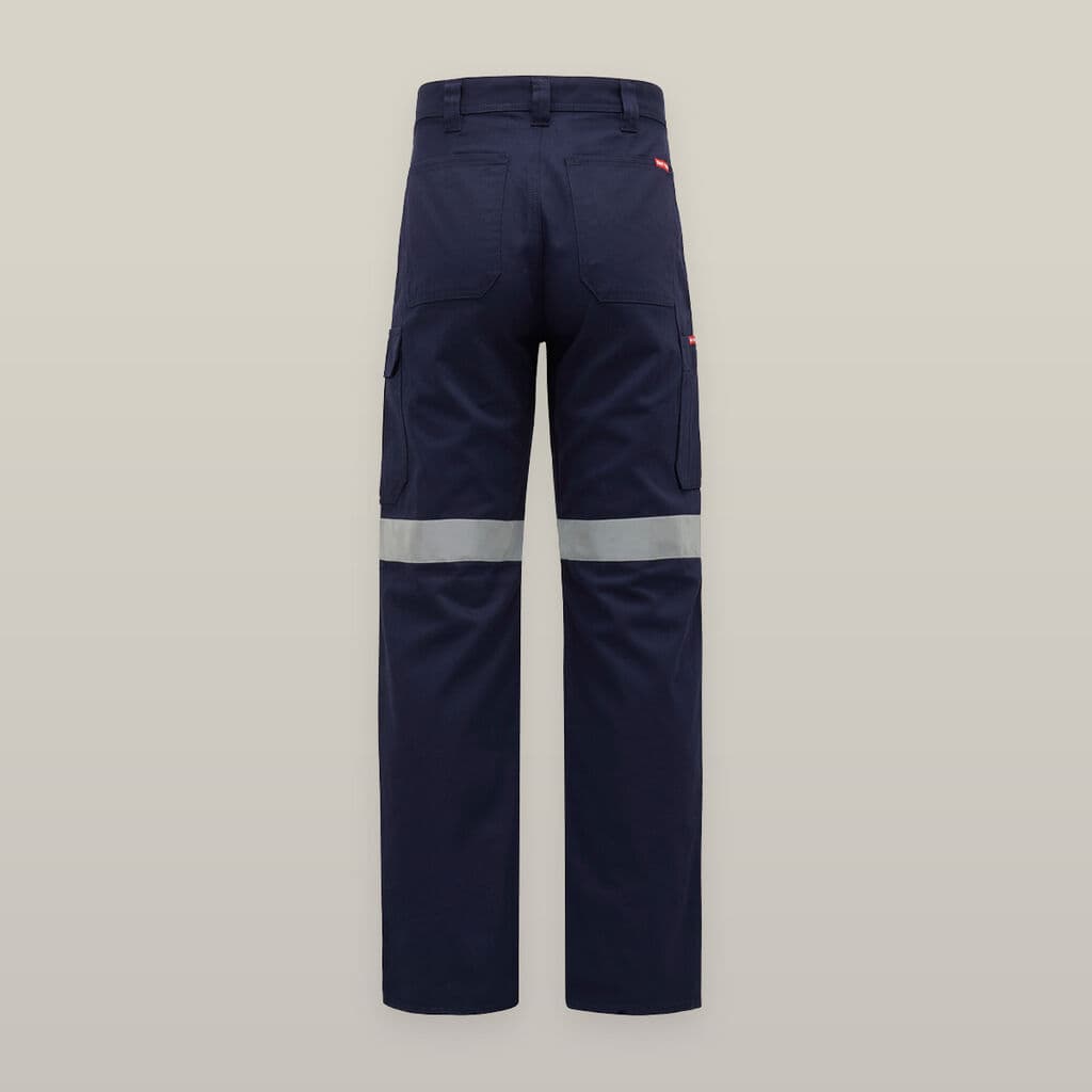 Hard Yakka Womens Cargo Drill Pant with Tape (Navy)_1