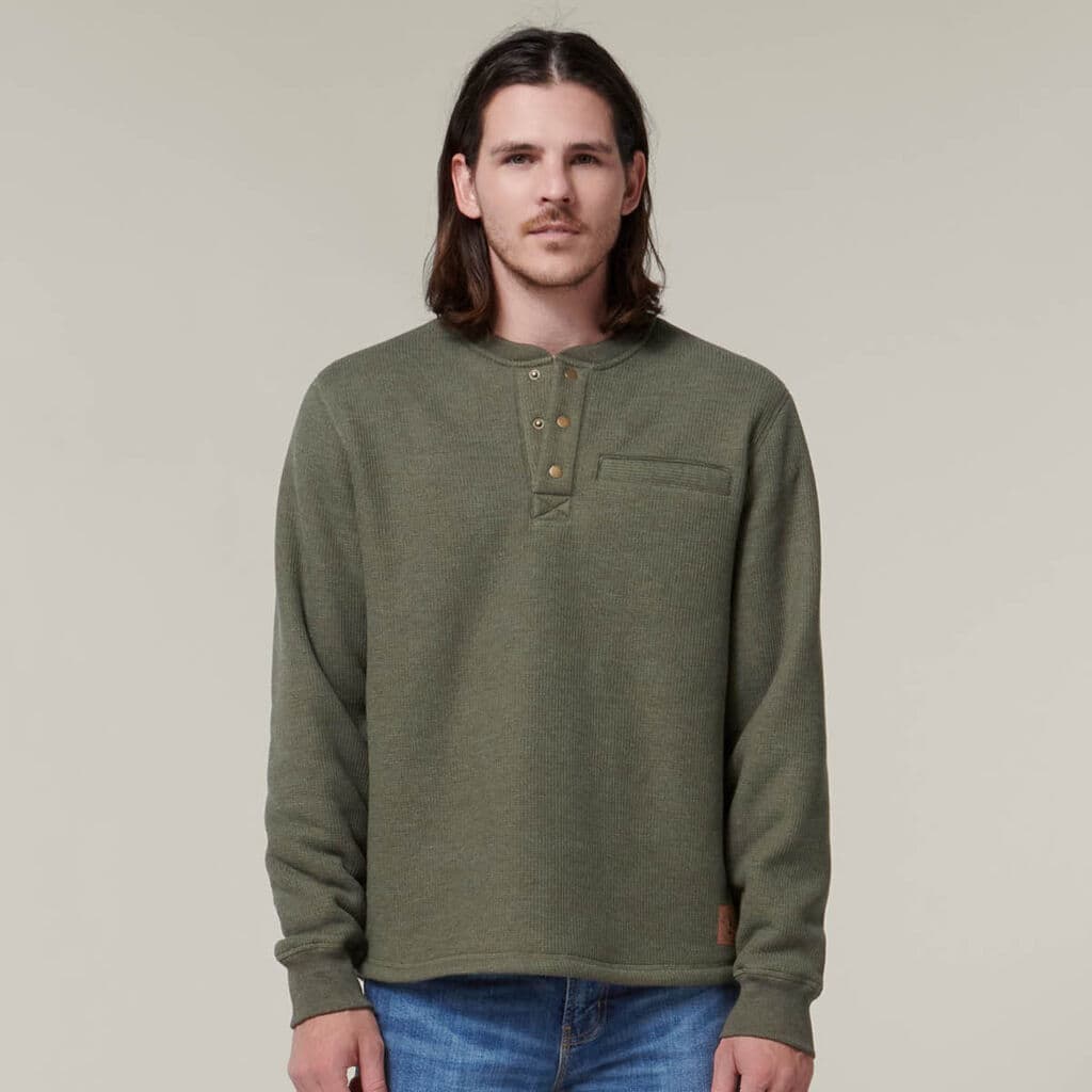 Hard Yakka Sherpa Henley (Beetle)